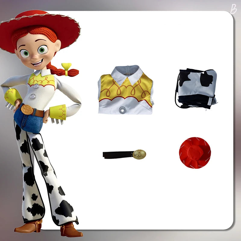 Woody Cosplay Costume for Women – Sheriff Outfit for Halloween