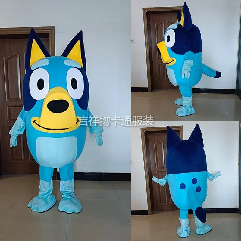 Costume de Mascotte Adulte Bluey Bingo Dog pour Halloween 2025 – Déguisement de Personnage de Télévision