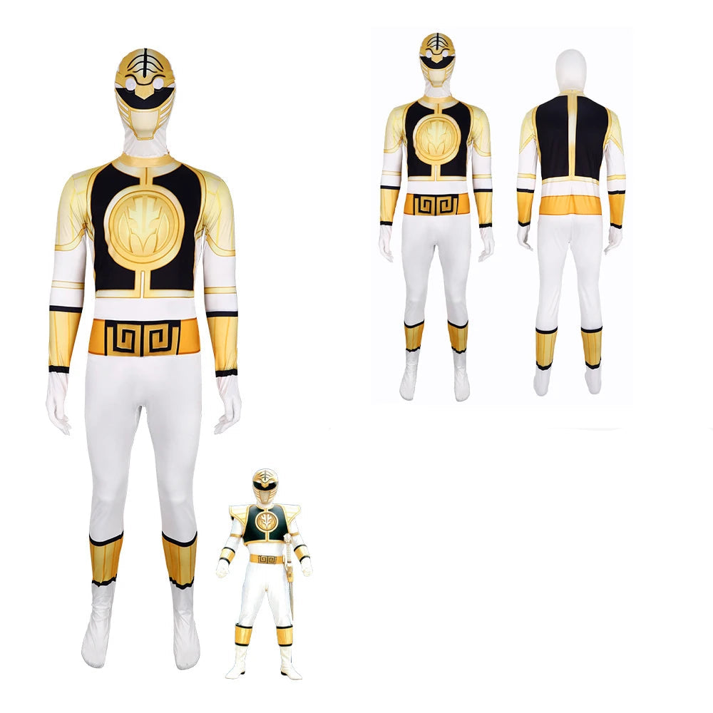 Costume de Power Rangers Unisexe avec Masque – Déguisement Halloween 2025