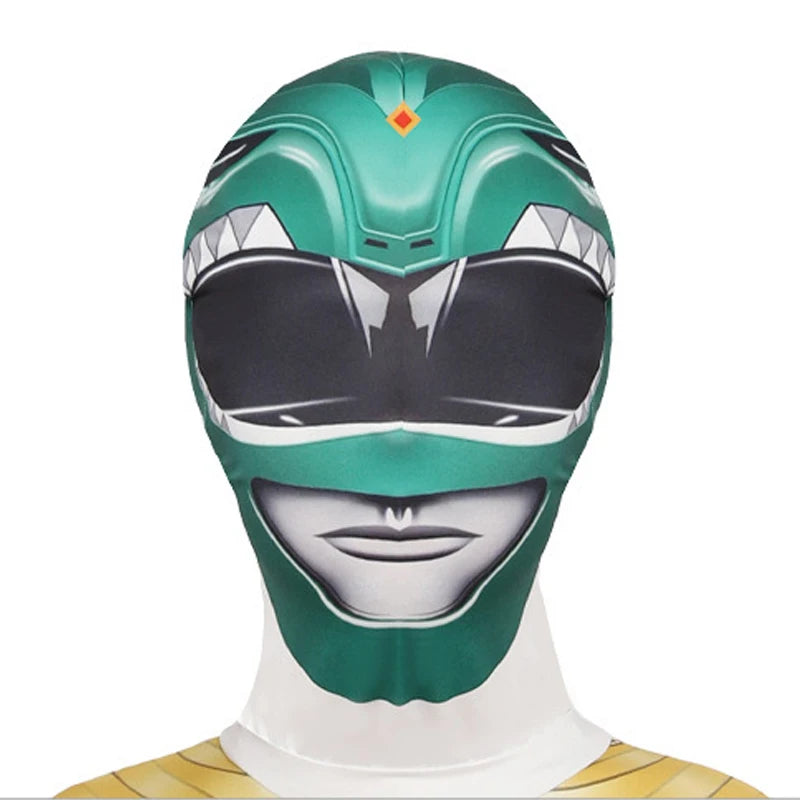 Costume de Power Rangers Unisexe avec Masque – Déguisement Halloween 2025