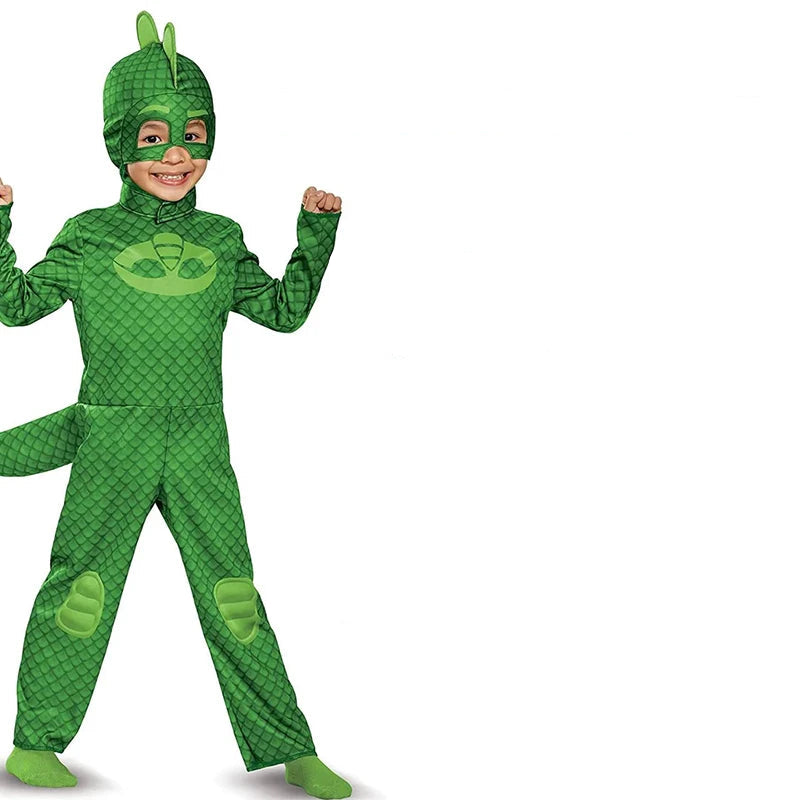 Costume de Super-Héros Chouette pour Enfants avec Masque – Combinaison Complète pour Halloween