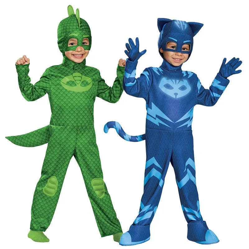 Costume de Super-Héros Chouette pour Enfants avec Masque – Combinaison Complète pour Halloween
