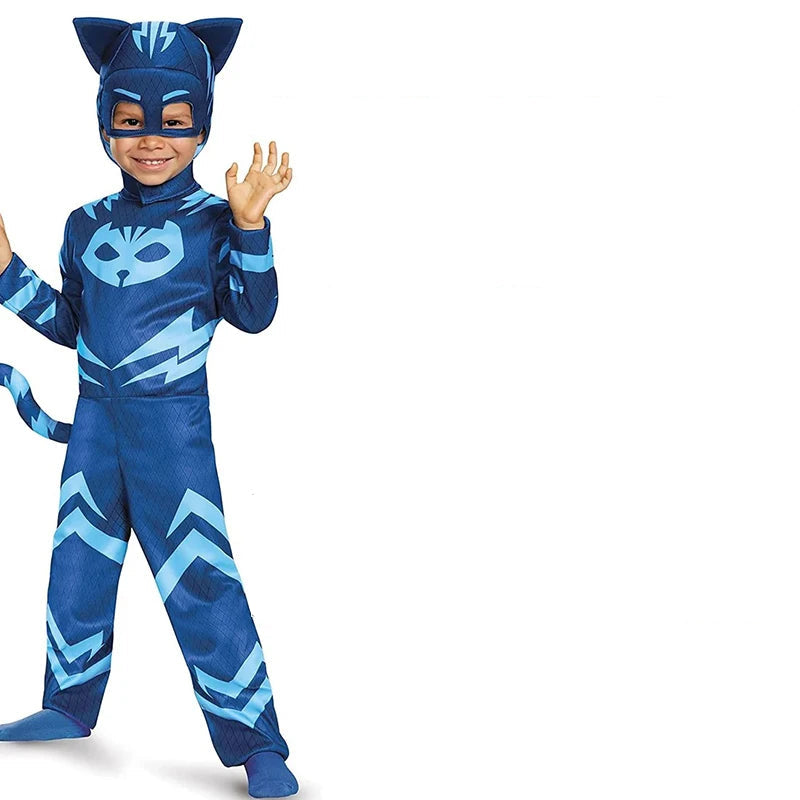 Costume de Super-Héros Chouette pour Enfants avec Masque – Combinaison Complète pour Halloween