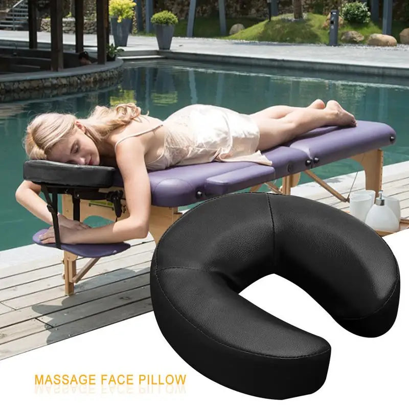 Coussin de Massage U Shaped Ergonomique Résistant à l'Huile et à l'Eau pour Tables de Massage – Confort Optimal et Facile à Nettoyer