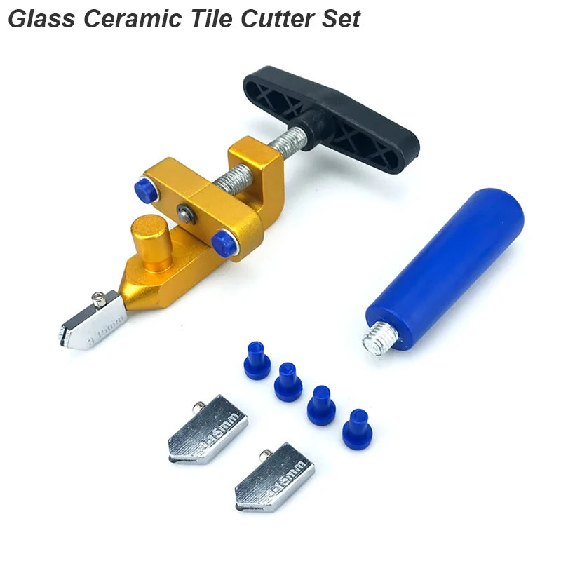 Couteau Brise-Carreaux en Céramique avec Outil à Rouleau Diamanté – Portable et Pratique