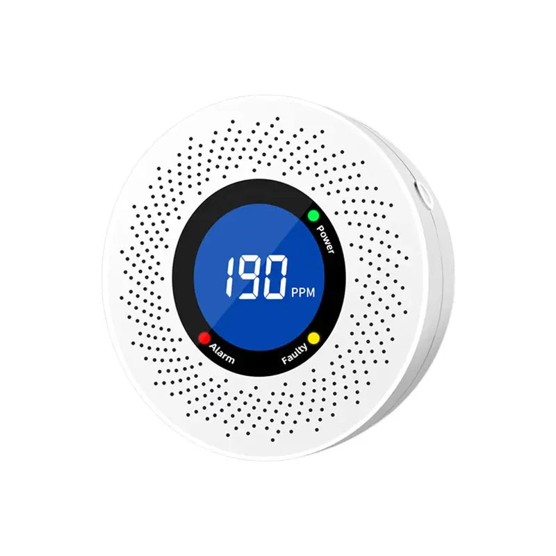 Détecteur de Monoxyde de Carbone avec Écran Numérique et Alarme – Certifié CE pour Maison et Bureau