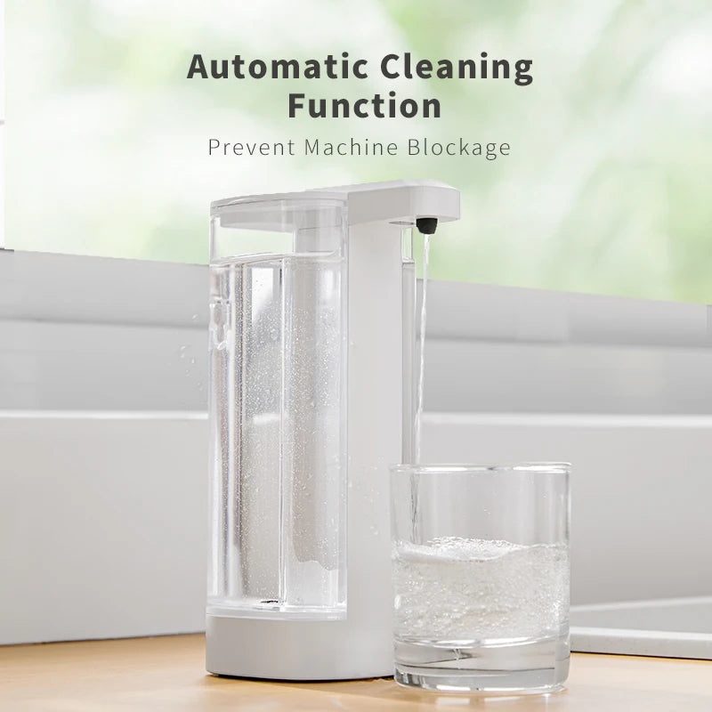 Distributeur Automatique de Savon avec Capteur – Réglable 500 ml, Matériau ABS/PC, Idéal pour Cuisine et Salle de Bain