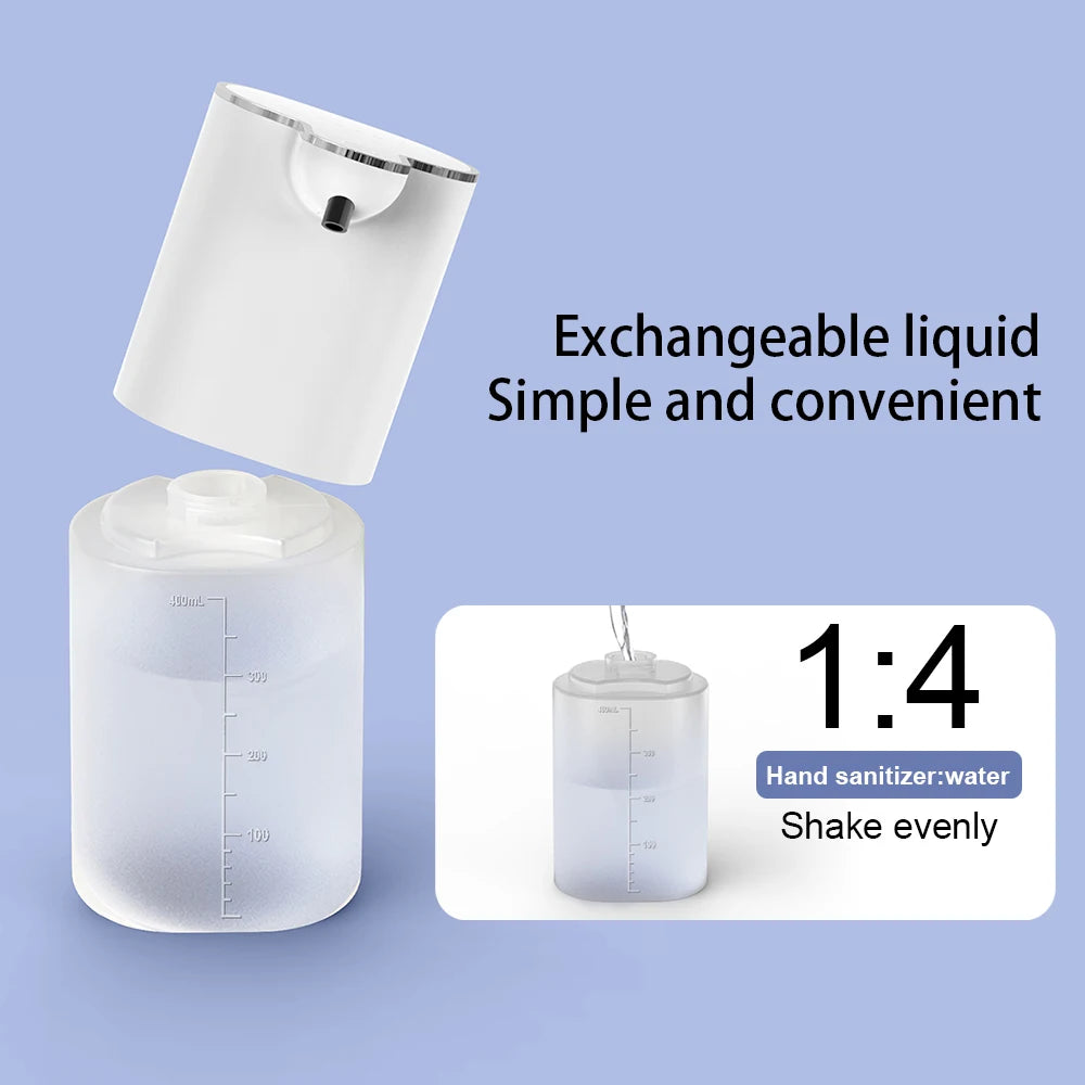 Distributeur de Savon Automatique Infrarouge – Rechargeable Type-C, Haute Capacité, Distribution Sans Contact