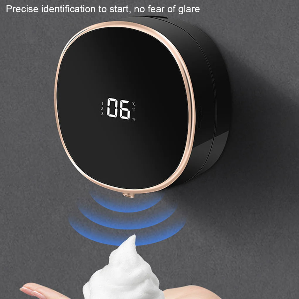 Distributeur de Savon Automatique avec Dosage Réglable pour Salle de Bain
