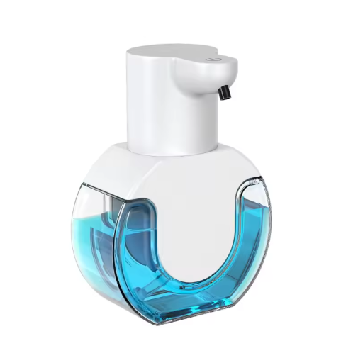 Distributeur de Savon Intelligent 420 ml avec Capteur de Mouvement – Dispositif Mural à Mousse Liquide, Design Élégant et Pratique