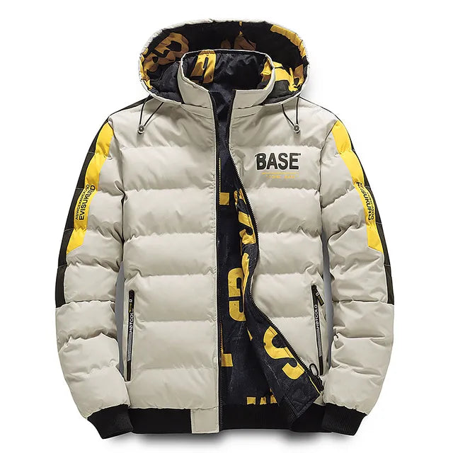 Doudoune Isolante for Men with Hood and Zipped Pockets - Modern Style for Winter