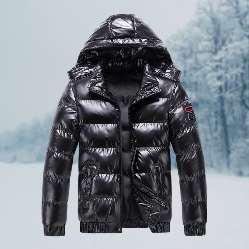 Doudoune Isolée Matelassée pour Hommes avec Capuche Amovible – Polyester Hydrofuge