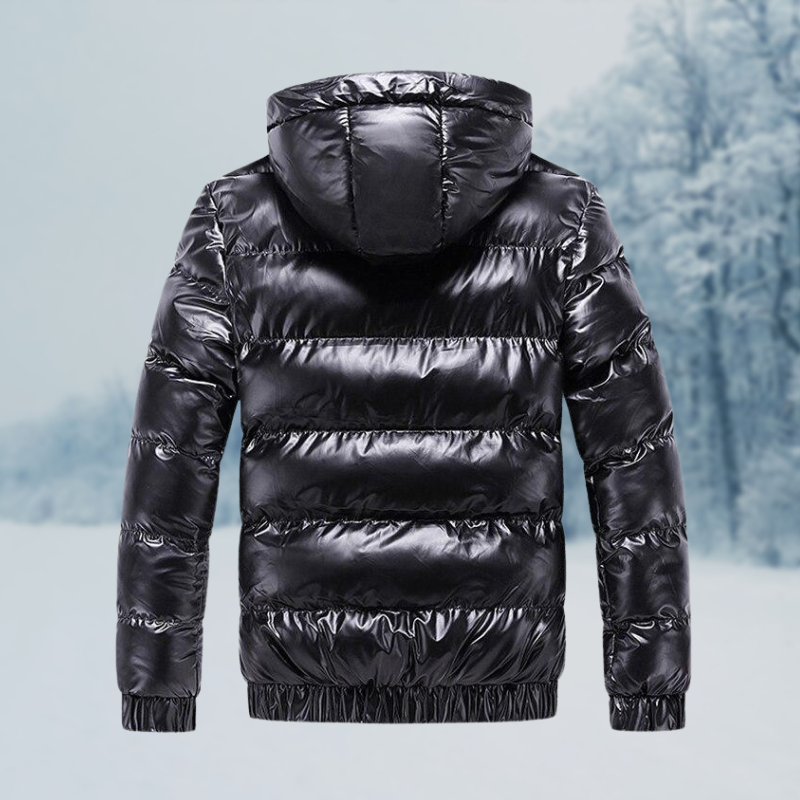 Doudoune Isolée Matelassée pour Hommes avec Capuche Amovible – Polyester Hydrofuge