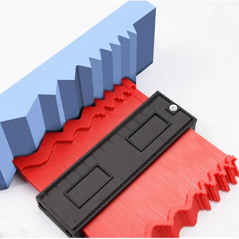 Duplicateur de Jauge de Contour en Plastique de 10 Pouces pour Projets de Bricolage