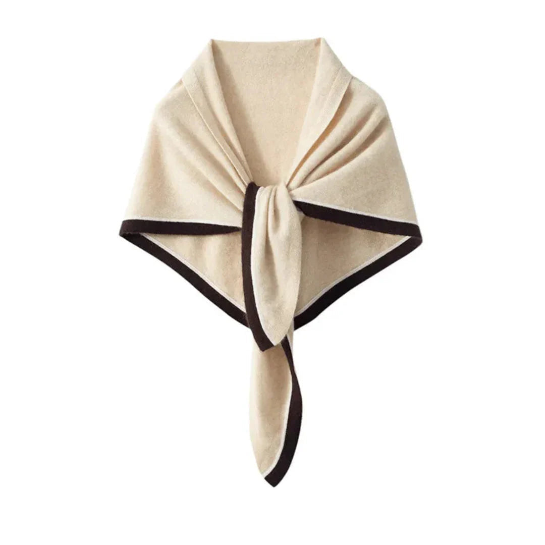 Écharpe Femme Cachemire Triangulaire Douce Bicolore – Élégante et Confortable pour Hiver 2