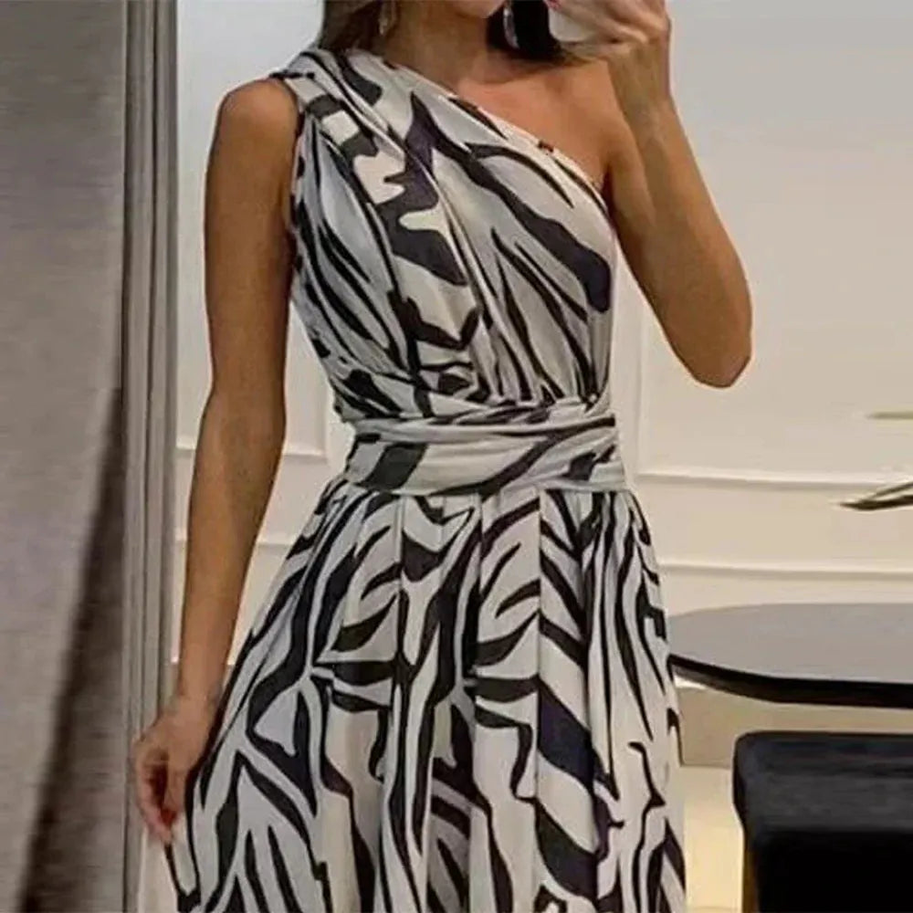 Robe Longue Femme Imprimée Élégante et Fluide – Tissu Doux, Polyvalente pour Sorties et Occasions Spéciales