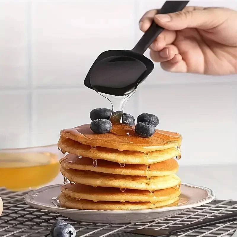 Ensemble de 6 Spatules en Silicone Résistantes à la Chaleur – Ustensiles de Cuisine Antiadhésifs