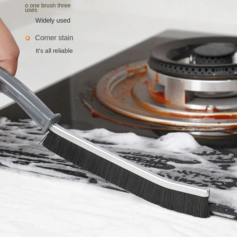 Ensemble de Brosses de Nettoyage Multifonctionnelles – 4 Outils Compacts en Plastique Durable pour Cuisine Impeccable