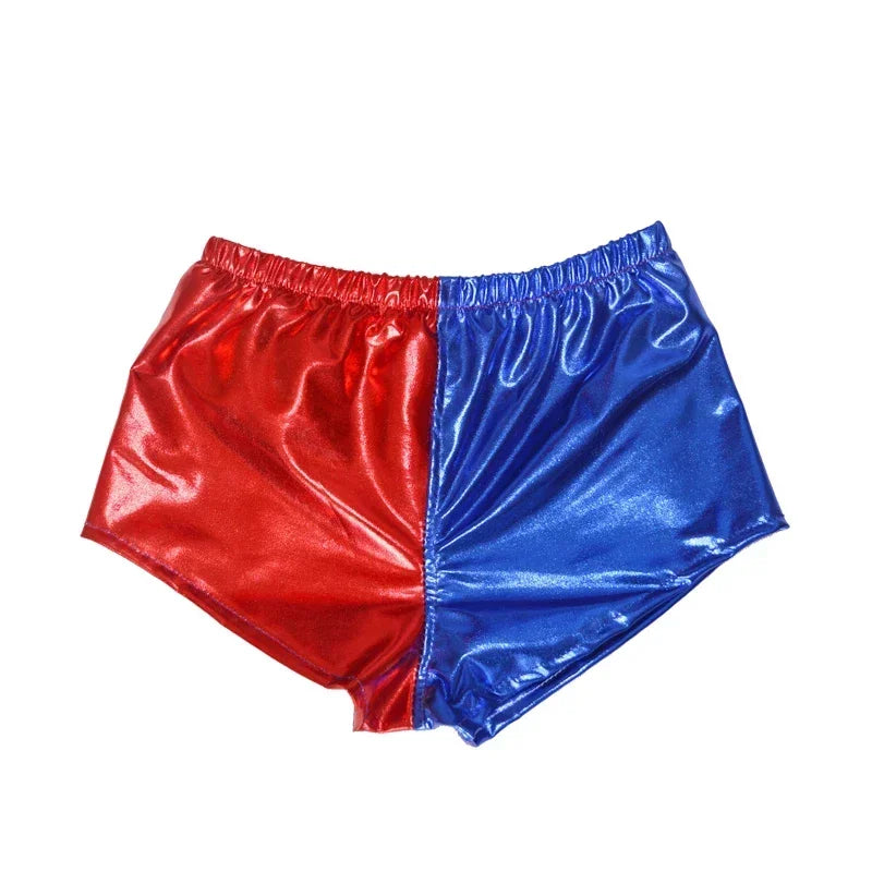 Ensemble de Costumes Harley Quinn pour Femmes - Haut et Pantalon avec Perruque pour Halloween
