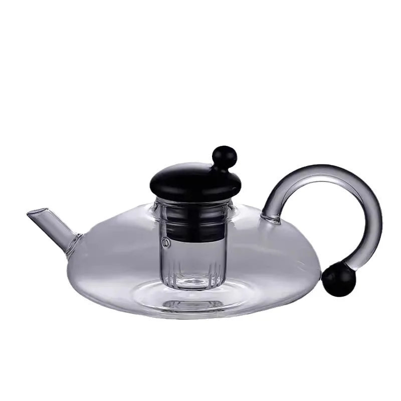 Ensemble de Théière en Verre Borosilicate avec Tasses – Service à Thé Scandinave Résistant à la Chaleur