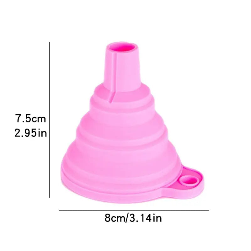 Entonnoir Télescopique Pliable Résistant aux Hautes Températures – Outil de Cuisine Pratique