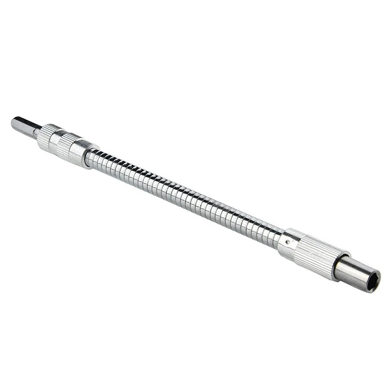 Extension Flexible pour Outils Ménagers - Longueur Réglable de 15 à 40 cm avec Porte-Embout 1/4