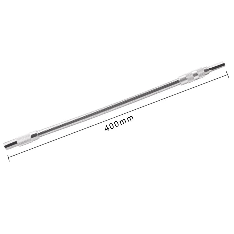 Extension Flexible pour Outils Ménagers - Longueur Réglable de 15 à 40 cm avec Porte-Embout 1/4