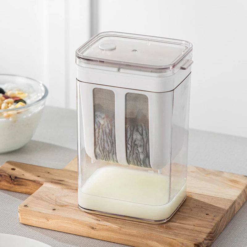 Filtre à Yaourt en Acier Inoxydable pour Séparation du Lactosérum – Passoire Durable et Pratique