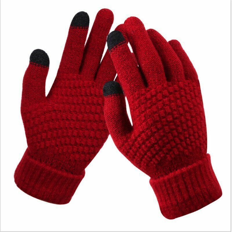 Gants Extensibles pour Femmes en Mélange de Coton, Nylon et Laine - Compatibles Écrans Tactiles 12