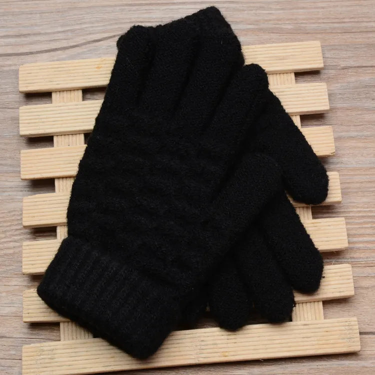 Gants Extensibles pour Femmes en Mélange de Coton, Nylon et Laine - Compatibles Écrans Tactiles 2