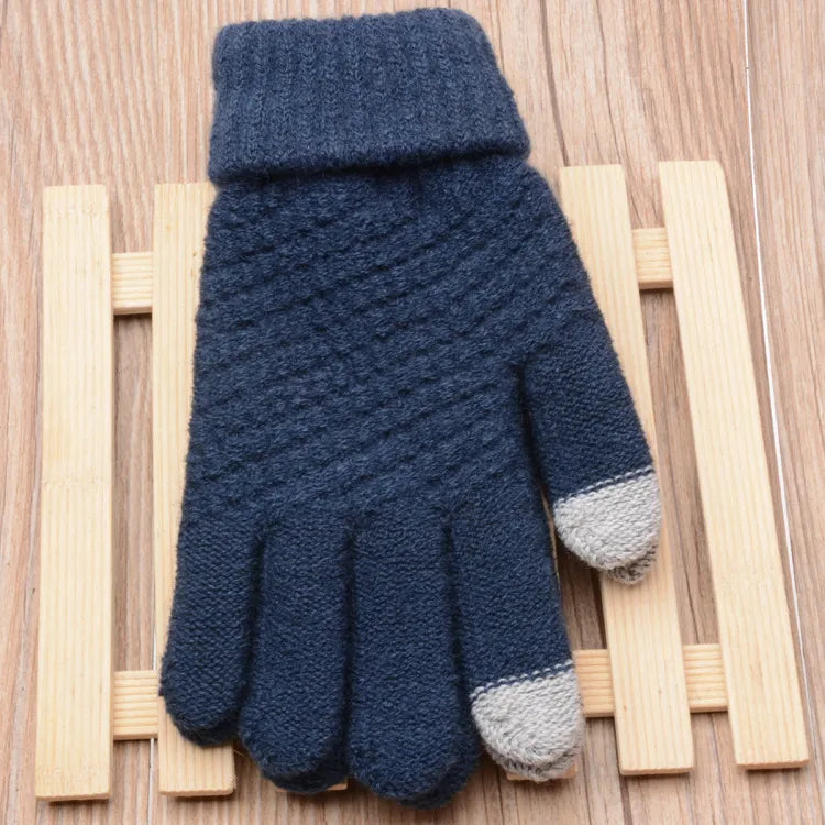 Gants Extensibles pour Femmes en Mélange de Coton, Nylon et Laine - Compatibles Écrans Tactiles 7