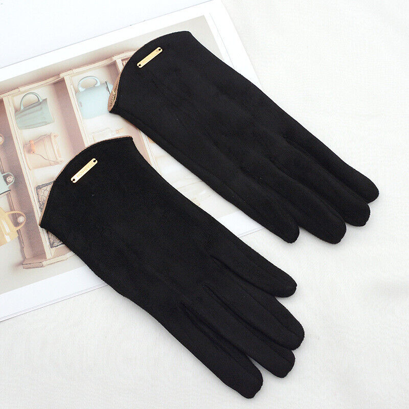 Gants Femme en Daim Doux avec Doublure Chaude - Ajustement Élégant pour Hiver 10