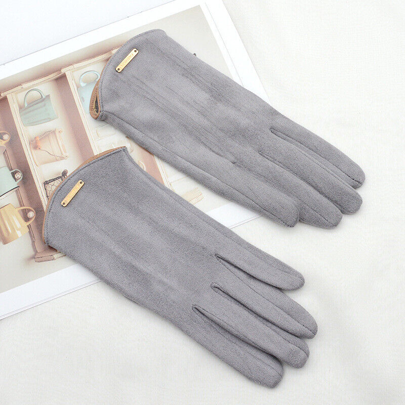 Gants Femme en Daim Doux avec Doublure Chaude - Ajustement Élégant pour Hiver 11