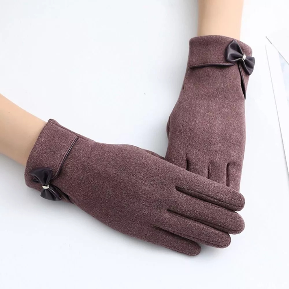Gants d'hiver pour femmes avec écran tactile – Design ajusté en daim 9