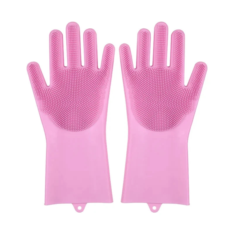 Gants de Vaisselle en Silicone Écologique avec Épurateur Intégré – Outils de Nettoyage Pratiques