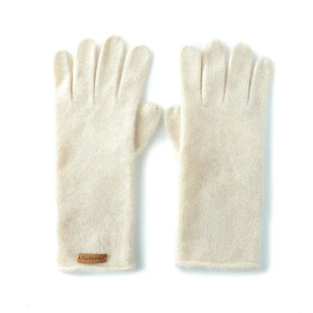 Gants en Cachemire Légers pour Femmes avec Poignets Allongés - Élégance Hivernale 0