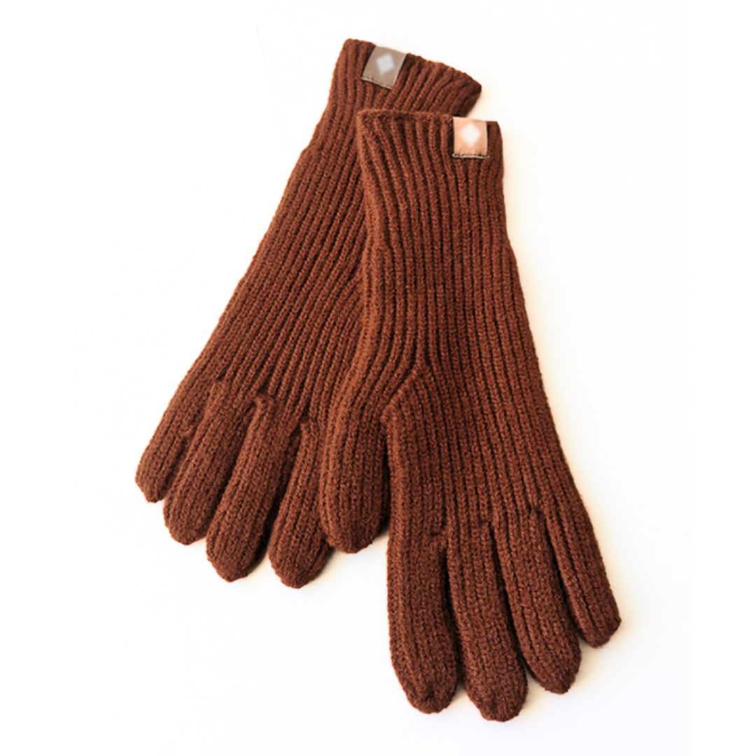 Gants en Coton Mélangé avec Poignet Allongé et Compatibilité Écran Tactile – Hiver 9