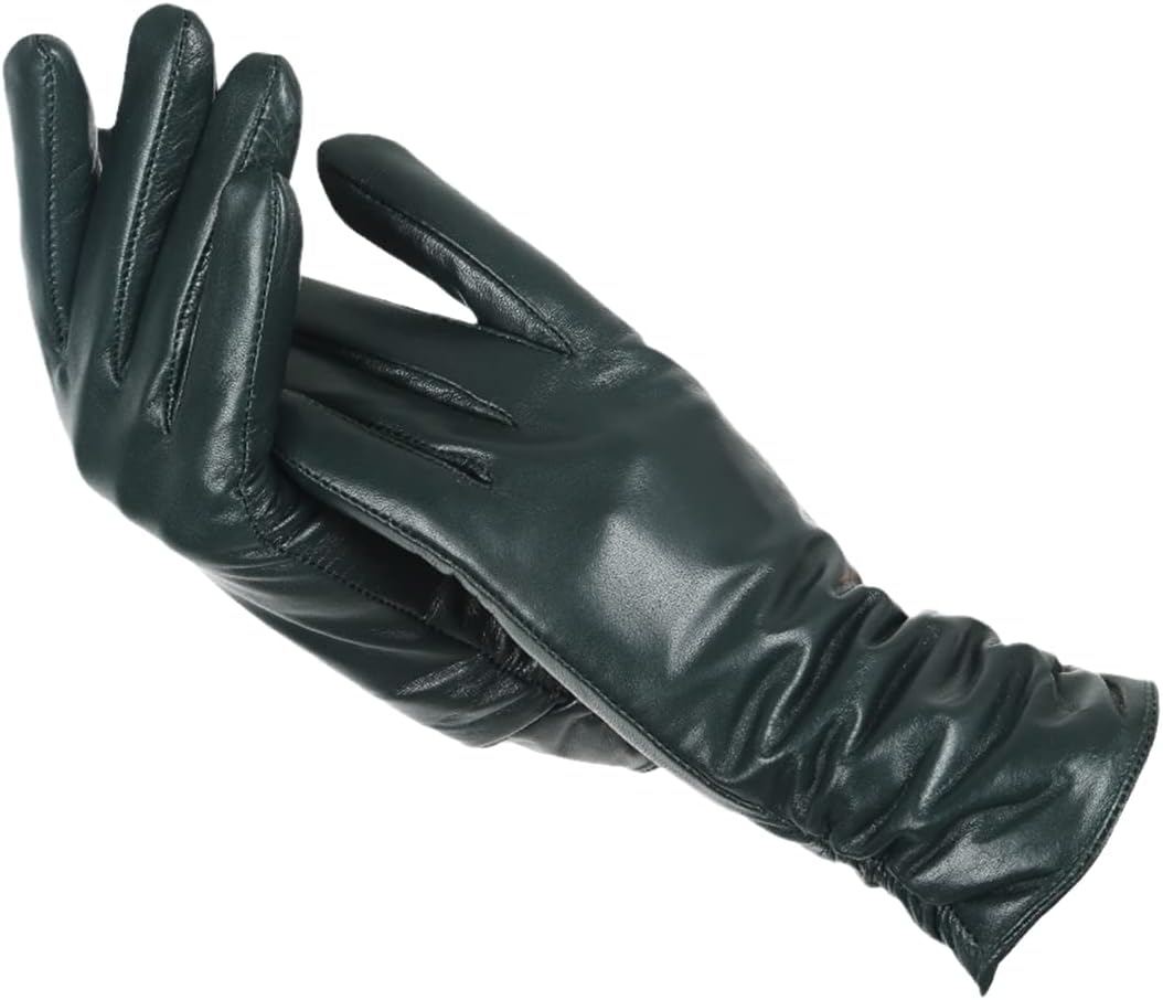 Gants en Cuir Femme Doux avec Doublure en Laine – Élégance et Confort pour Hiver 6