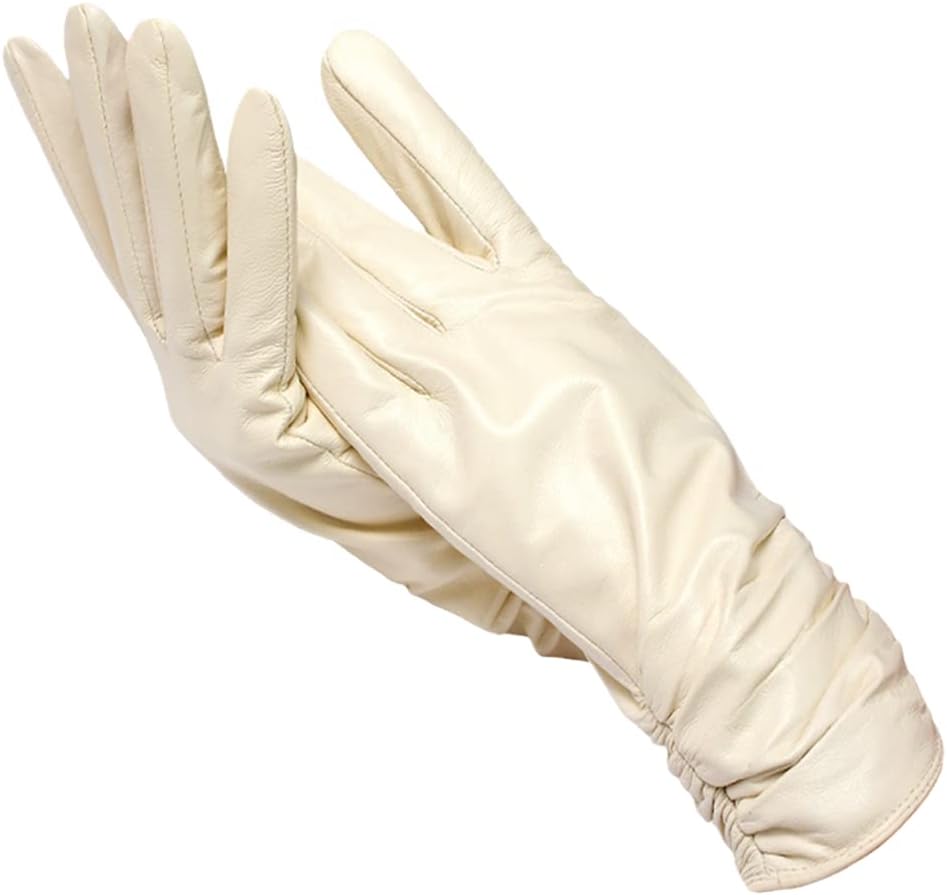 Gants en Cuir Femme Doux avec Doublure en Laine – Élégance et Confort pour Hiver 8