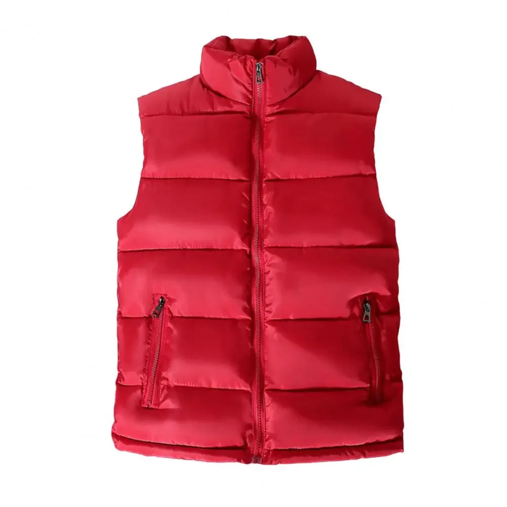 Gilet Matelassé Léger pour Hommes avec Col Montant - Idéal pour le Printemps et l'Automne