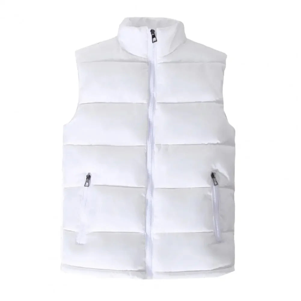 Gilet Matelassé Léger pour Hommes avec Col Montant - Idéal pour le Printemps et l'Automne