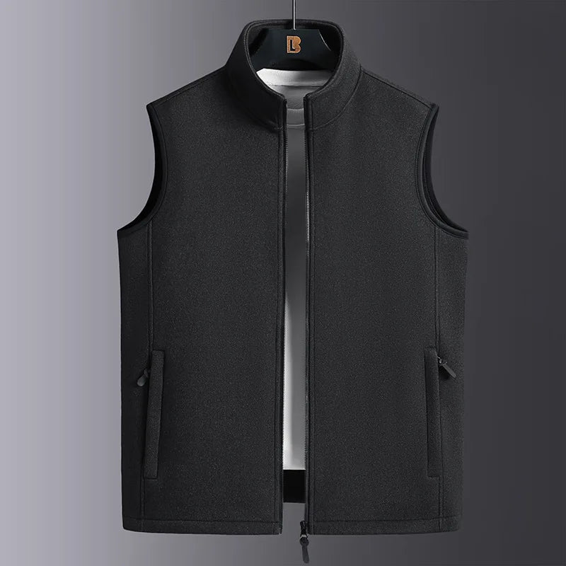 Gilet sans manches en polaire pour hommes – Chaud et confortable pour l'hiver