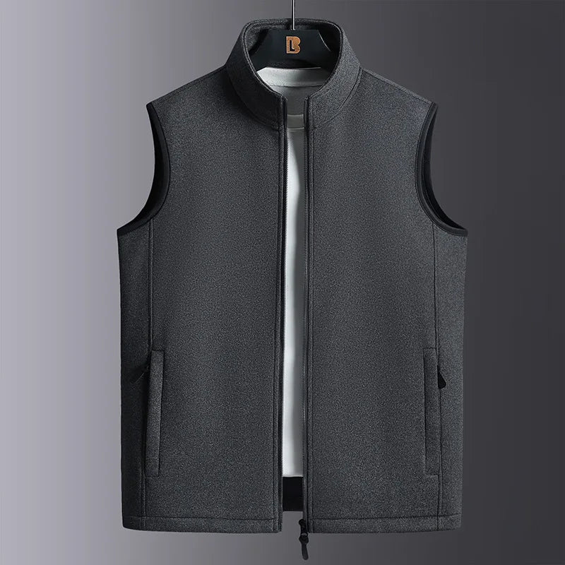 Gilet sans manches en polaire pour hommes – Chaud et confortable pour l'hiver