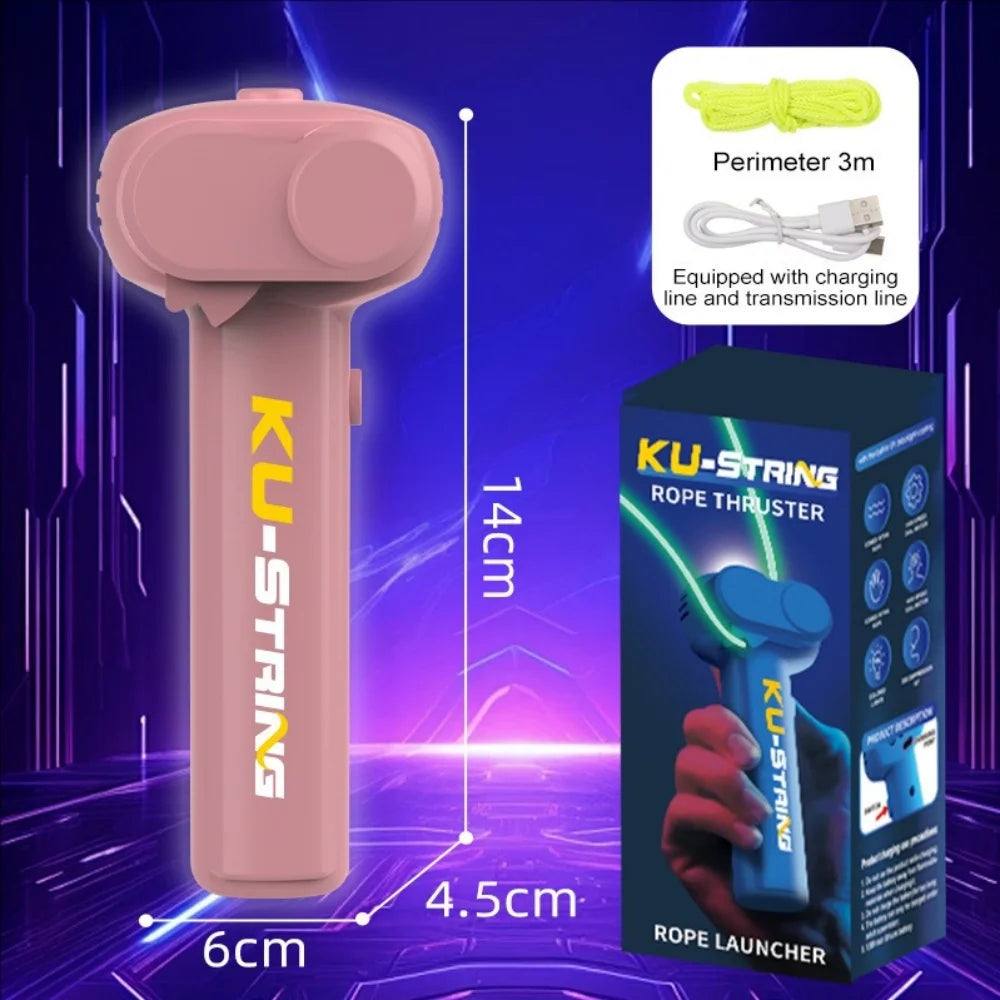 Propulseur électrique à corde phosphorescente pour jeux en plein air – Jouet créatif de détente pour chats et animaux de compagnie