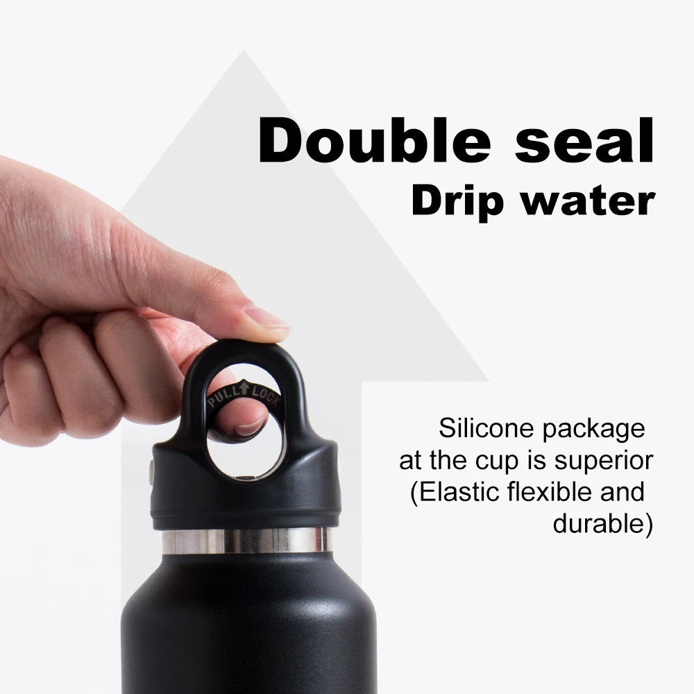 Gobelet Isotherme en Acier Inoxydable 950ml avec Couvercle à Charnière – Idéal pour Voyage et Activités Extérieures