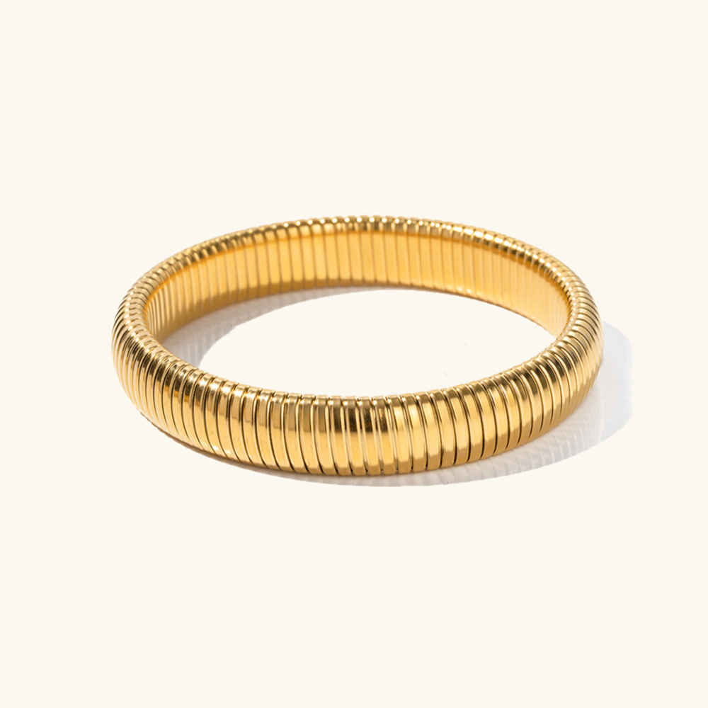 Bracelet Femme Or Taille S/M/L Acier Inoxydable Hypoallergénique Chic et Élégant