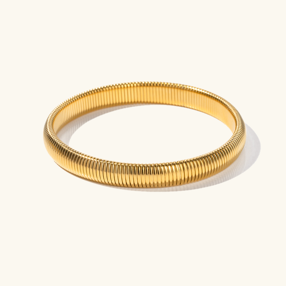 Bracelet Femme Or Taille S/M/L Acier Inoxydable Hypoallergénique Chic et Élégant
