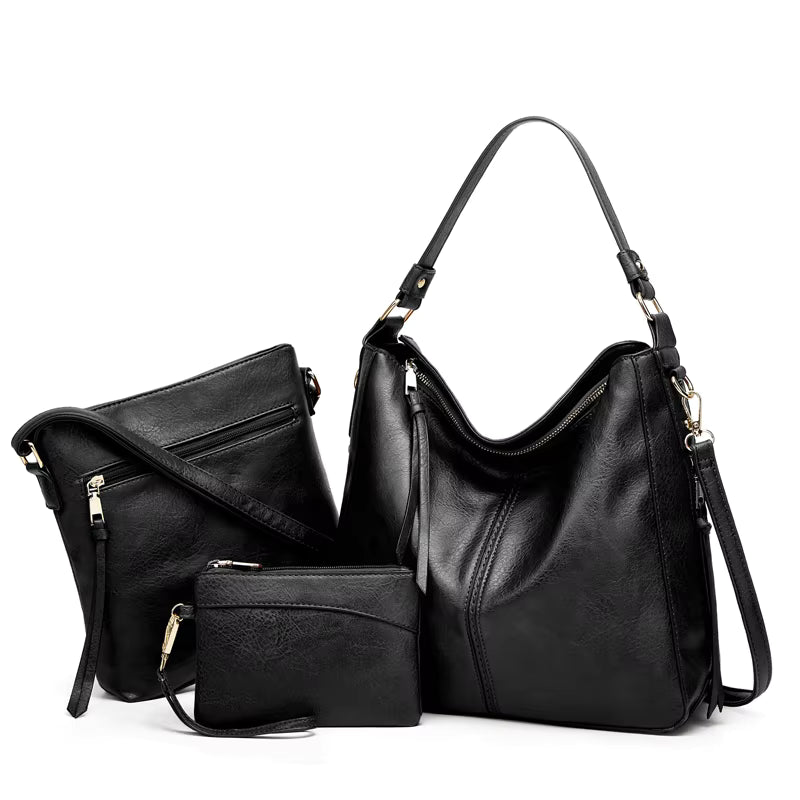 2 in 1 PU Leather Handbag for Women - Elegant and Practical, Dimensions 35x28x13 cm, Ideal for Daily Life and Outings