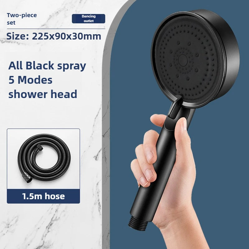 Haven Handheld Shower Head | High-Pressure, 5 Adjustable Modes