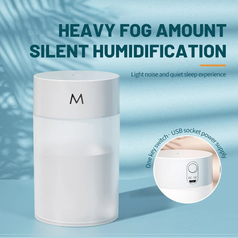 Humidificateur Mini USB Compact avec Grande Capacité pour Maison et Voyage